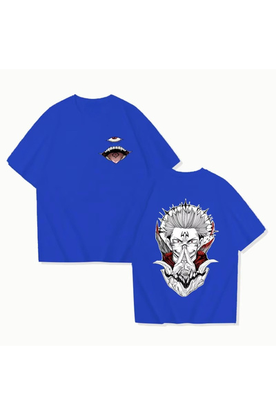 Flood Of Style Ανιμέ μπλουζάκι με σχέδια Unisex για άνδρες Ryomen Sukuna