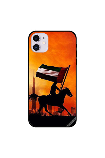 Covernex غطاء حماية لجهاز iPhone 11 يحمل علم الإمارات العربية المتحدة أثناء ا...