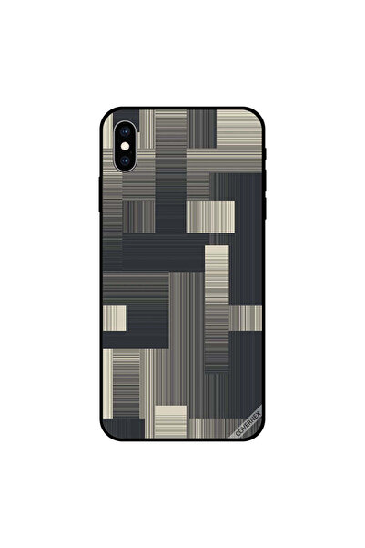 Covernex غطاء حماية لجهاز iPhone XS MAX بنقشة رمادية سوداء