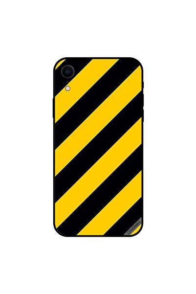 Covernex غطاء حماية لجهاز iPhone XR بنمط شرائط قيد الإنشاء
