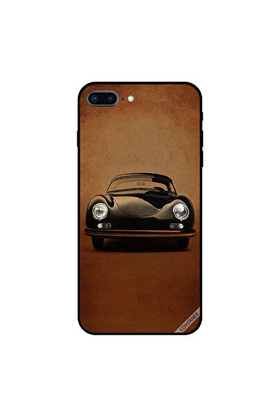 Covernex غطاء حماية لجهاز iPhone 7 Plus، أسود، بتصميم سيارة كلاسيكية