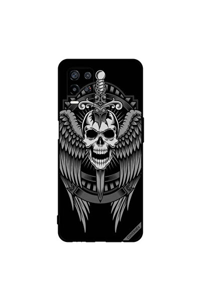 Covernex غطاء حماية لهاتف Oppo K9x بتصميم جمجمة وأجنحة نسر