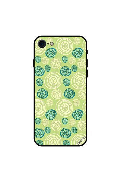Covernex غطاء حماية لجهاز iPhone 8 بنمط دوائر خضراء