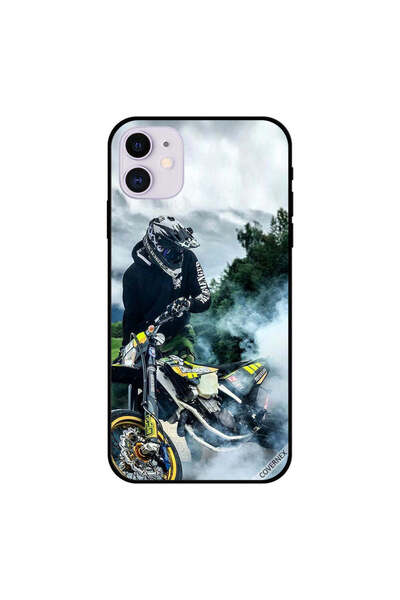 Covernex غطاء حماية لهاتف iPhone 11 بتصميم "شيلبي على الدراجة"