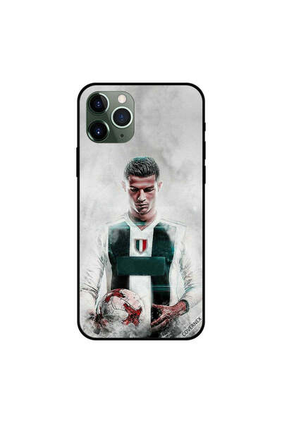 Covernex غطاء حماية لهاتف iPhone 11 Pro Max عليه صورة رونالدو وهو يحمل كرة قد...