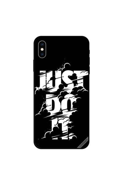Covernex iPhone XS MAX Case Cover Just Do It B&W