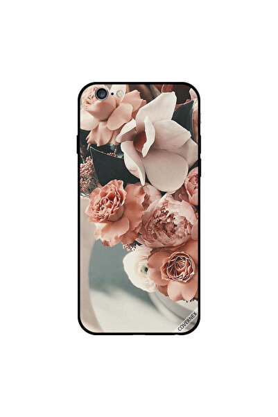 Covernex غطاء حماية لجهاز iPhone 6 بنقشة باقة من أزهار الخوخ