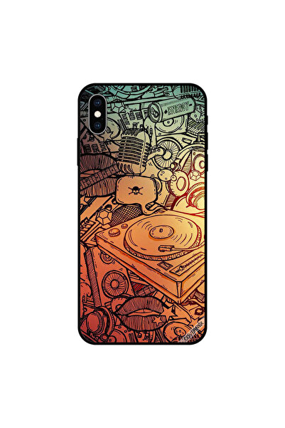 Covernex غطاء حماية لجهاز iPhone XS MAX بنقشة علامات موسيقية
