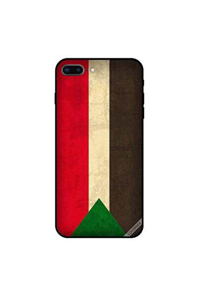 Covernex غطاء حماية لجهاز iPhone 7 Plus بعلم السودان العتيق