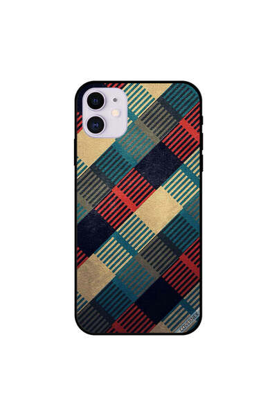 Covernex غطاء حماية لهاتف iPhone 11 بنمط خطوط متعددة الألوان