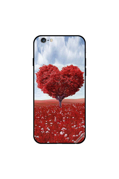 Covernex غطاء حماية لهاتف iPhone 6s بتصميم شجرة قلب أحمر