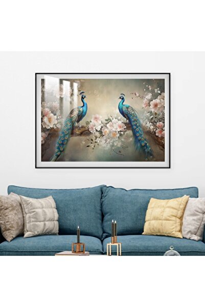 SND لوحة جدارية خشبية فاخرة مع برواز اسود و طبقة من الاكرليك الشفاف