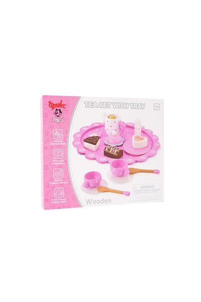 OEM Set de ceai cu tavita din lemn Felyx Toys