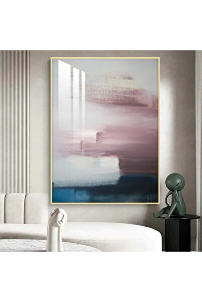 SND لوحة جدارية خشبية بتصميم الفن التشكيلي مع برواز ذهبي و طبقة من الاكرليك الشفاف