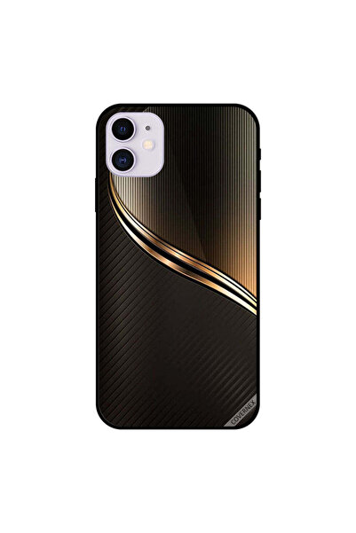Covernex iPhone 11 Case Cover Dark Golden Steal Pattern