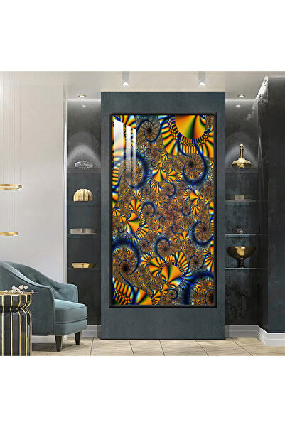 SND لوحة جدارية خشبية فاخرة مع برواز اسود و طبقة من الاكرليك الشفاف