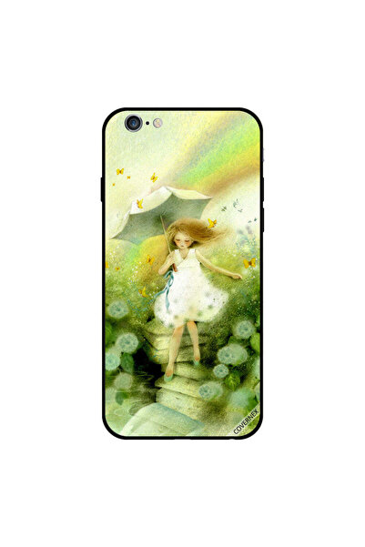 Covernex غطاء حماية لهاتف iPhone 6s Plus بتصميم فتاة المظلة