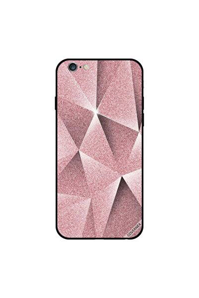 Covernex غطاء حماية لجهاز iPhone 6s Plus بنمط هرمي لامع بلون الخوخ