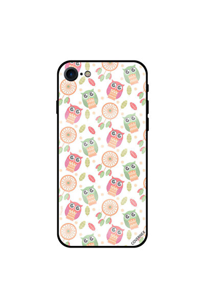 Covernex غطاء حماية لجهاز iPhone 8 بنقشة زهور البومة