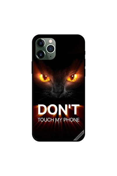 Covernex غطاء حماية لجهاز iPhone 11 Pro Max - لا تلمس هاتفي - قطة غاضبة