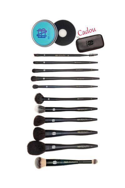 Nia Beauty Set 11 pensule machiaj par #ESSENTIALS/ EBony Collection
