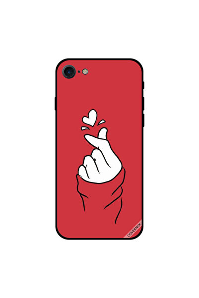 Covernex غطاء حماية لهاتف iPhone 8 Snap Love أحمر