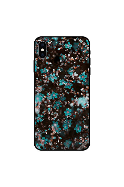 Covernex غطاء حماية iPhone X زهور زرقاء صغيرة على الأشجار