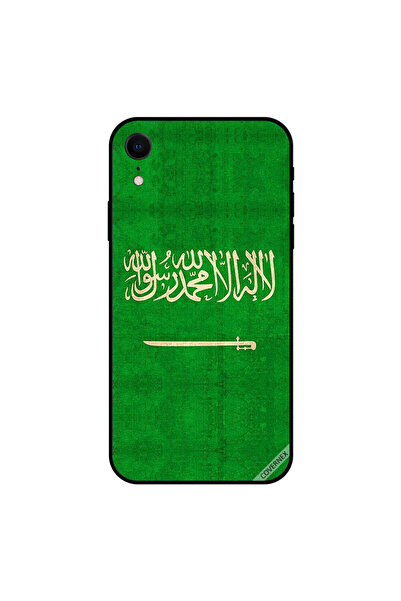 Covernex غطاء حماية لجهاز iPhone XR بعلم المملكة العربية السعودية العتيق