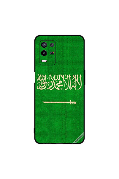 Covernex غطاء حماية لهاتف Oppo K9x علم المملكة العربية السعودية العتيق