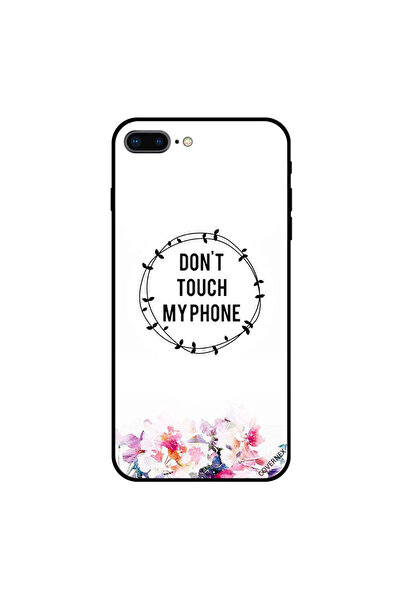 Covernex غطاء حماية لجهاز iPhone 7 Plus مطبوع عليه عبارة "لا تلمس هاتفي"