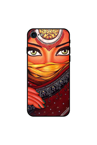 Covernex غطاء حماية لهاتف iPhone 7 بتصميم فتاة ذات رموش جميلة