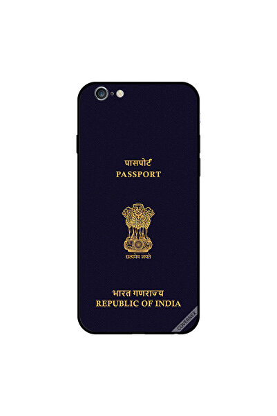 Covernex غطاء حماية لجهاز iPhone 6 بشعار جواز السفر الهندي