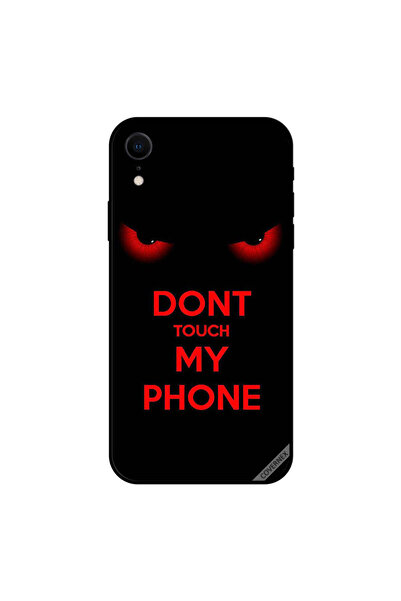 Covernex غطاء حماية لجهاز iPhone XR - لا تلمس هاتفي - عيون حمراء