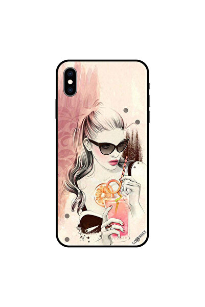 Covernex غطاء حماية لجهاز iPhone XS بطباعة عصير برتقال