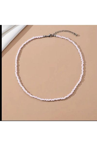 Stoneday Plating Apparatus Medium Size Sand Bead Summer Necklace