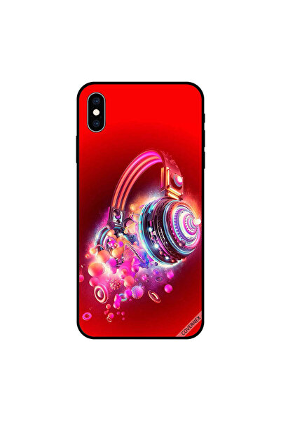 Covernex غطاء حماية لهاتف iPhone XS بتصميم سماعة رأس ورمي كرات