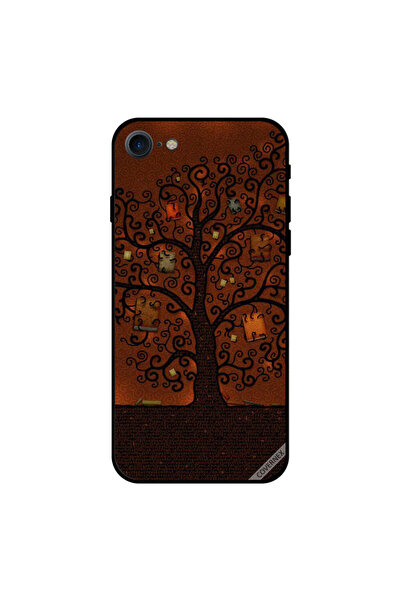 Covernex غطاء حماية لجهاز iPhone 8 مطبوع عليه شجرة كتب