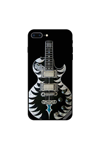 Covernex غطاء حماية لجهاز iPhone 7 Plus بتصميم جيتار باللونين الأبيض والأسود