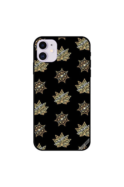Covernex غطاء حماية لجهاز iPhone 11 بعلامات زهور ذهبية