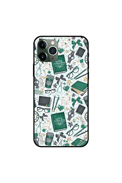 Covernex غطاء حماية لهاتف iPhone 11 Pro Max بتصميم فتاة هوايات باللون الأخضر