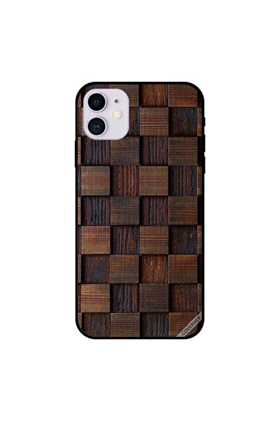 Covernex غطاء حماية iPhone 11 مربعات خشبية