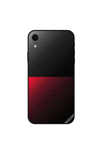 Covernex غطاء حماية لجهاز iPhone XR بنقشة منقط باللونين الأسود والأحمر