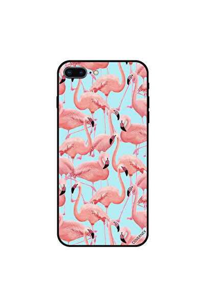 Covernex غطاء حماية لجهاز iPhone 7 Plus بنقشة طائر الفلامنغو