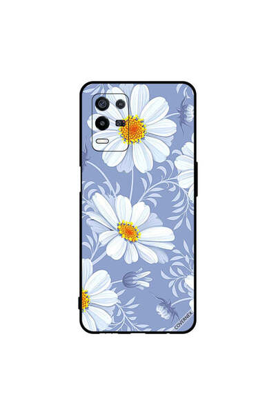 Covernex Protective Case Cover For Oppo K9x Bloming White Flowers