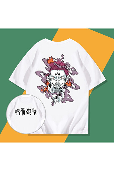 Flood Of Style Anime Sa deznom Unisex muška majica Ryomen Sukuna Jujutsu Line...