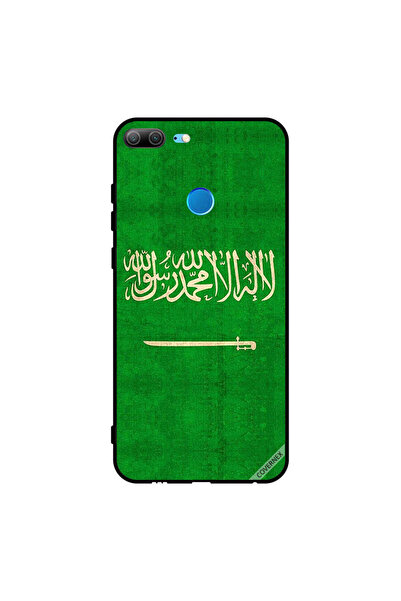 Covernex غطاء حماية لهاتف Honor 9 Lite بعلم المملكة العربية السعودية العتيق