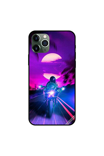 Covernex غطاء حماية لجهاز iPhone 11 Pro بتصميم راكب الدراجة النارية الذي يترك...