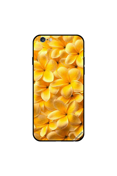 Covernex غطاء حماية لجهاز iPhone 6s Plus بنقشة زهور صفراء
