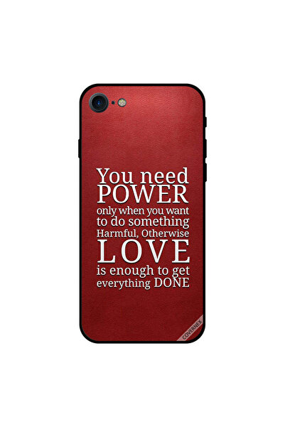 Covernex غطاء حماية لجهاز iPhone 8 "الحب يكفي"