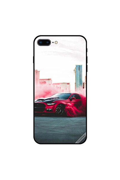 Covernex غطاء حماية لجهاز iPhone 7 Plus - سيارة حمراء وألوان حمراء